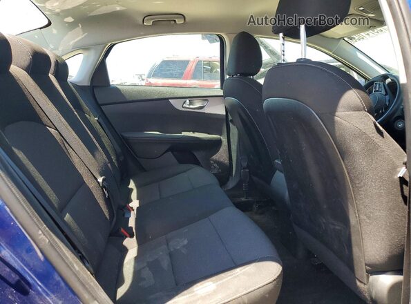 3KPF24AD8NE473334 2022 KIA FORTE Blue უკანა სავარძლების ხედი