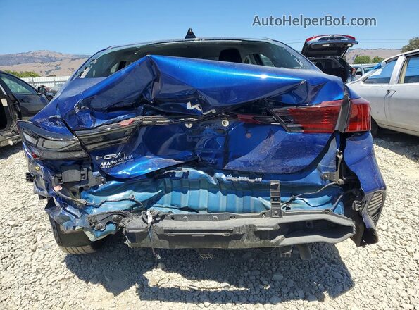 3KPF24AD8NE473334 2022 KIA FORTE Blue უკანა ხედი