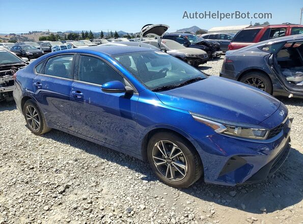 3KPF24AD8NE473334 2022 KIA FORTE Blue წინა მარჯვენა