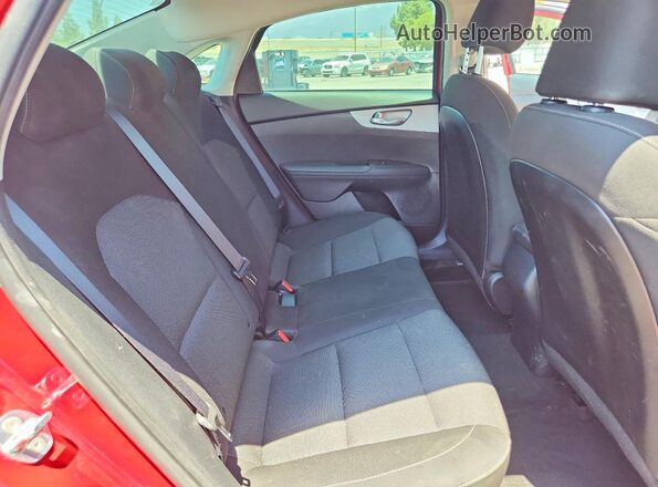 3KPF24AD8PE550125 2023 KIA FORTE Red Rear seats view