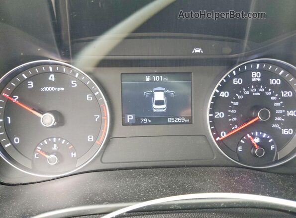 3KPF24AD9ME288448 2021 KIA FORTE White ხელსაწყოთა პანელის ხედი