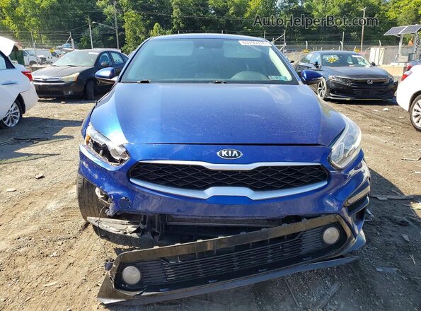 3KPF24ADXLE198949 2020 KIA FORTE Blue Front view