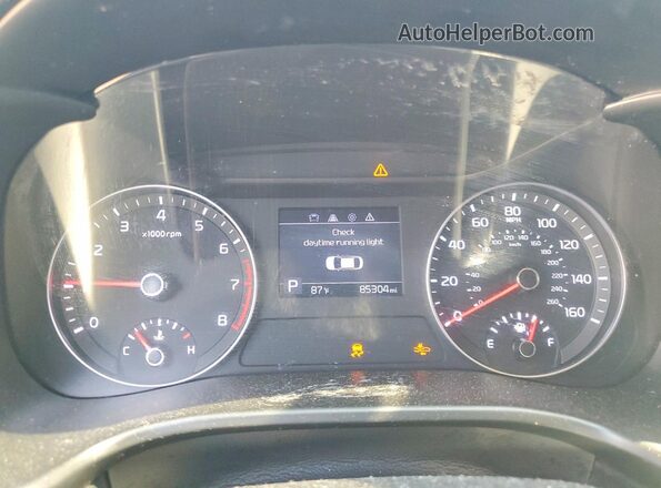 3KPF24ADXLE198949 2020 KIA FORTE Blue Instrument cluster view
