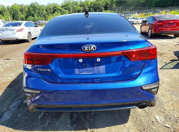 3KPF24ADXLE198949 2020 KIA FORTE Blue Rear view