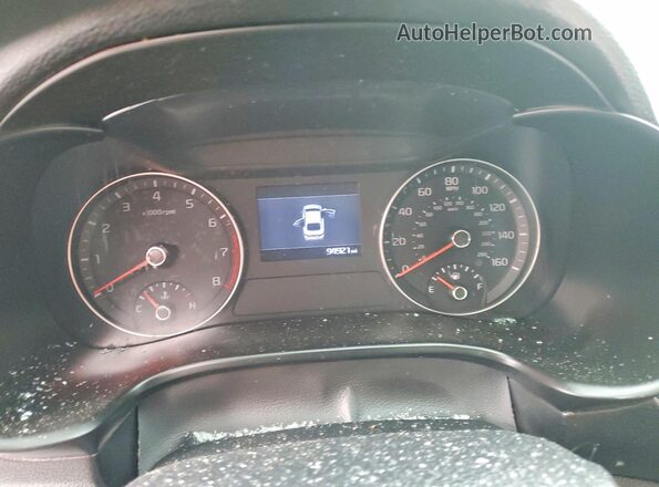 3KPF24ADXLE211747 2020 KIA FORTE White Вид щитка приладів