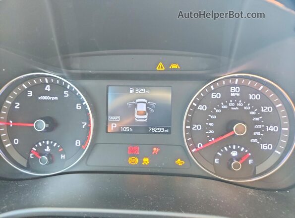 3KPF24ADXME377963 2021 KIA FORTE Gray Widok zestawu wskaźników