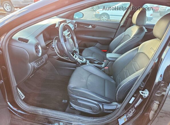 3KPF34AD1LE150169 2020 KIA FORTE Black წინა სალონის ხედი