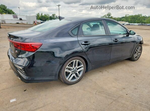 3KPF34AD2KE062522 2019 KIA FORTE Black Tył prawy