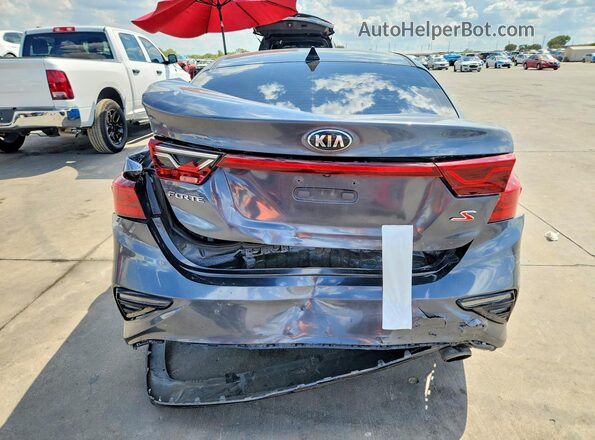 3KPF34AD2KE105210 2019 KIA FORTE Серый Вид сзади