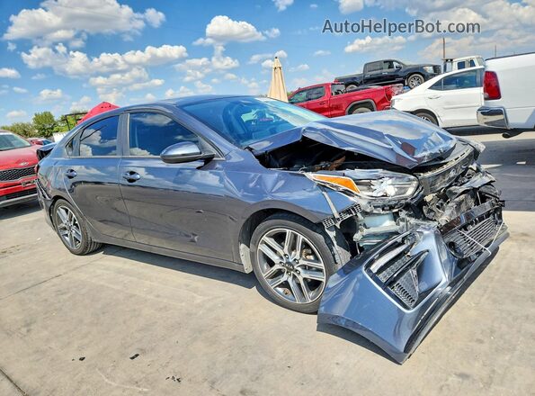 3KPF34AD2KE105210 2019 KIA FORTE Серый Передняя правая четверть