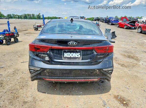 3KPF34AD3ME331565 2021 KIA FORTE Black Вид ззаду