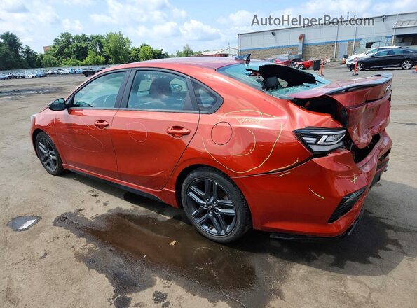 3KPF34AD4ME338864 2021 KIA FORTE Orange უკანა მარცხენა