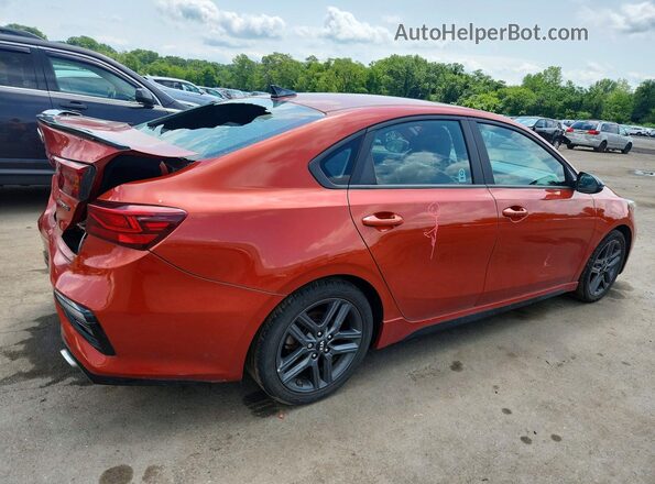 3KPF34AD4ME338864 2021 KIA FORTE Orange უკანა მარჯვენა