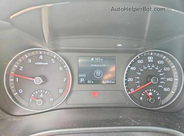 3KPF34AD4ME338864 2021 KIA FORTE Orange ხელსაწყოთა პანელის ხედი