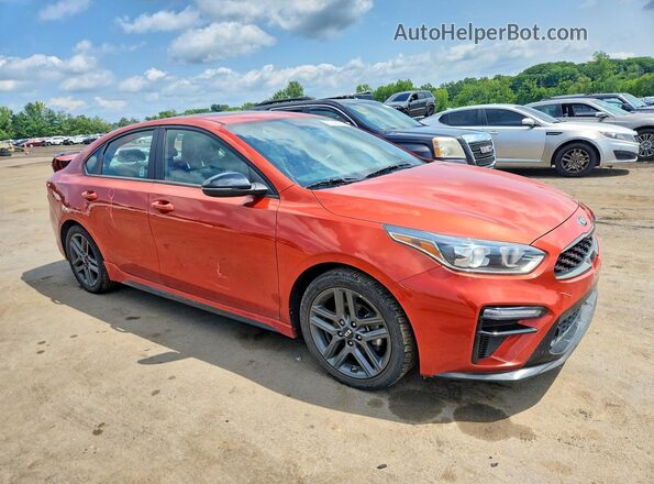 3KPF34AD4ME338864 2021 KIA FORTE Orange წინა მარჯვენა