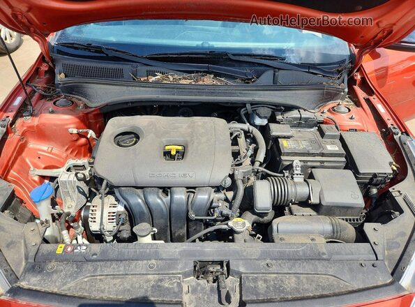 3KPF34AD4ME338864 2021 KIA FORTE Orange უკანა სალონის ხედი