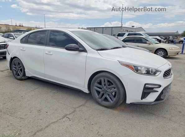 3KPF34AD5ME404340 2021 KIA FORTE White Przód prawy