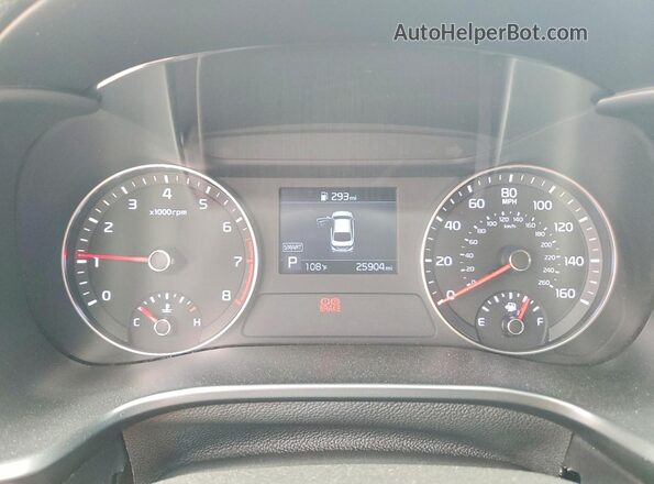 3KPF34AD5ME404340 2021 KIA FORTE White Widok zestawu wskaźników
