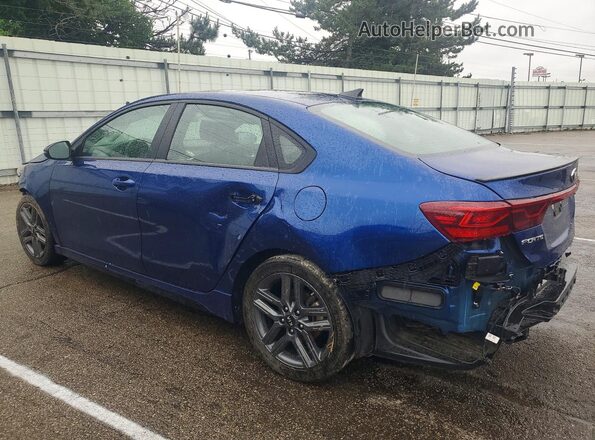 3KPF34AD6ME397771 2021 KIA FORTE Blue უკანა მარცხენა