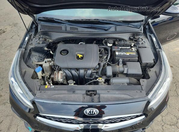 3KPF34AD7KE078389 2019 KIA FORTE Black Rear interior view