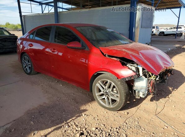 3KPF34ADXKE039716 2019 KIA FORTE Red Delantero derecho