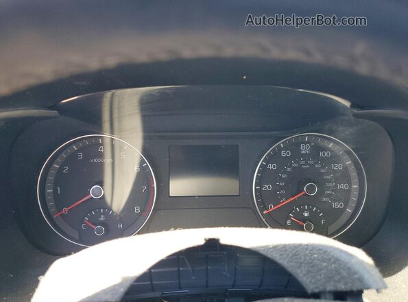 3KPF34ADXLE246639 2020 KIA FORTE Black Widok zestawu wskaźników