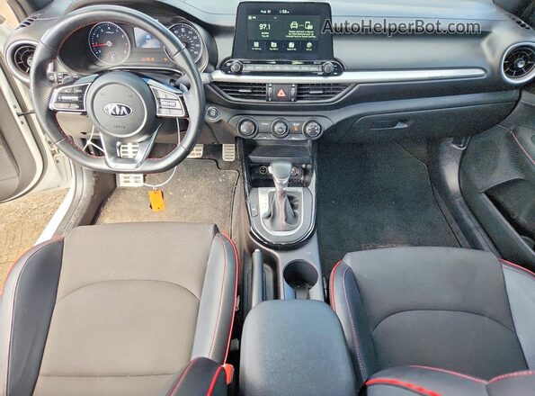 3KPF44AC0ME390819 2021 KIA FORTE White Вид панелі приладів
