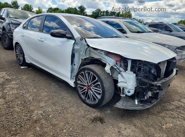 3KPF44AC0ME390819 2021 KIA FORTE White Передня права чверть