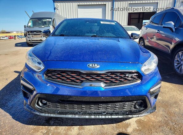 3KPF44AC0ME415282 2021 KIA FORTE Blue Vista frontal