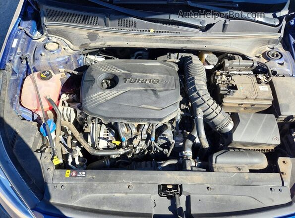 3KPF44AC0ME415282 2021 KIA FORTE Blue Vista interior trasera