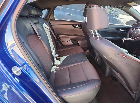 3KPF44AC0ME415282 2021 KIA FORTE Blue Vista de los asientos traseros