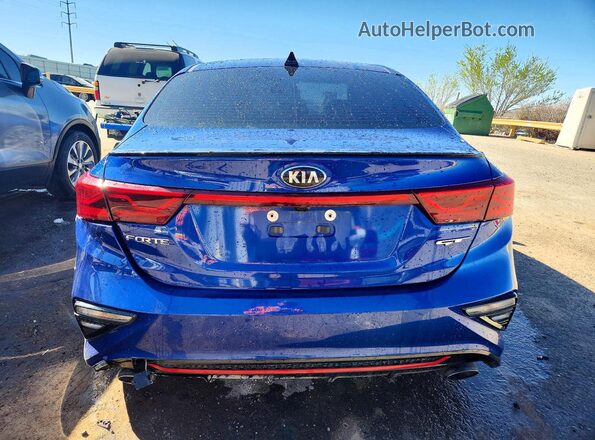 3KPF44AC0ME415282 2021 KIA FORTE Blue Vista trasera