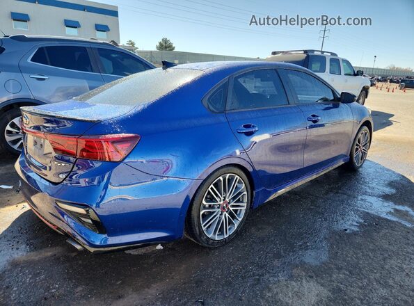 3KPF44AC0ME415282 2021 KIA FORTE Blue 