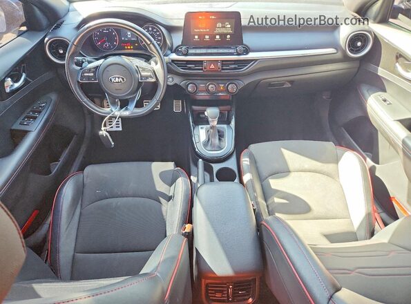 3KPF44AC0ME415282 2021 KIA FORTE Blue Vista del salpicadero