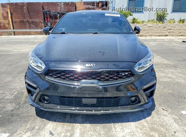 3KPF44AC3ME370130 2021 KIA FORTE Black Front view