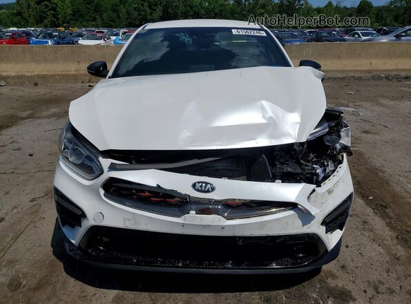 3KPF44AC7LE214817 2020 KIA FORTE Белый Вид спереди