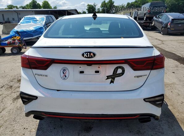 3KPF44AC7LE214817 2020 KIA FORTE Белый Вид сзади