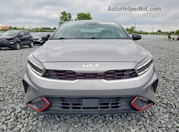3KPF44AC7PE682469 2023 KIA FORTE Gray Front view