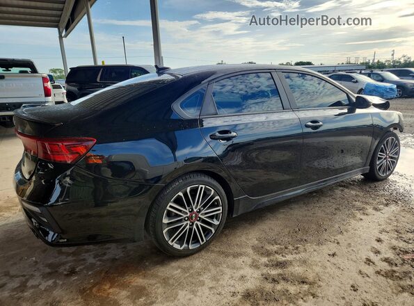 3KPF44AC8ME272596 2021 KIA FORTE Black Rear right