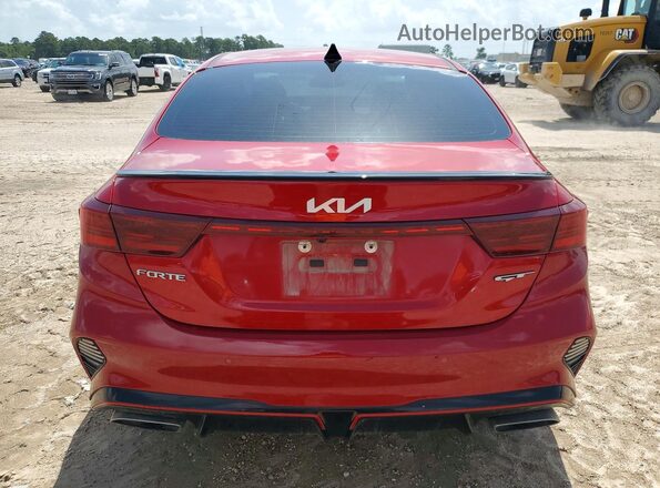 3KPF44AC8NE461489 2022 KIA FORTE Red უკანა ხედი