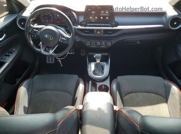 3KPF44AC9ME352585 2021 KIA FORTE Red წინა პანელის ხედი