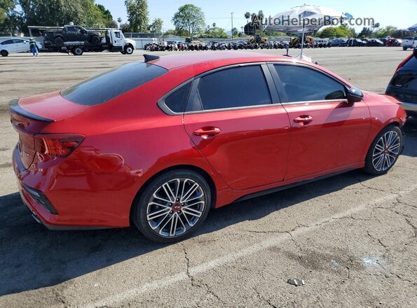 3KPF44AC9ME352585 2021 KIA FORTE Red უკანა მარჯვენა