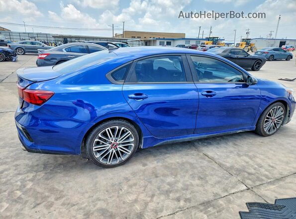 3KPF44ACXME356547 2021 KIA FORTE Blue Հետևի աջ