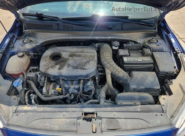 3KPF44ACXME356547 2021 KIA FORTE Blue Սալոնի հետևի տեսք