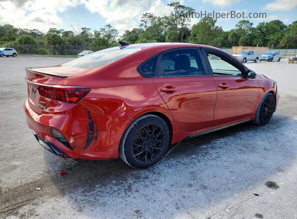 3KPF54AD1NE437072 2022 KIA FORTE Orange Tył prawy