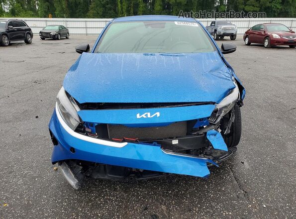3KPF54AD2NE455757 2022 KIA FORTE Синий Вид спереди