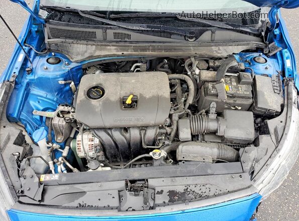 3KPF54AD2NE455757 2022 KIA FORTE Синий Вид задней части салона