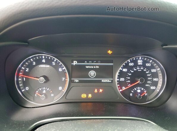 3KPF54AD2NE455757 2022 KIA FORTE Синий Вид щитка приборов
