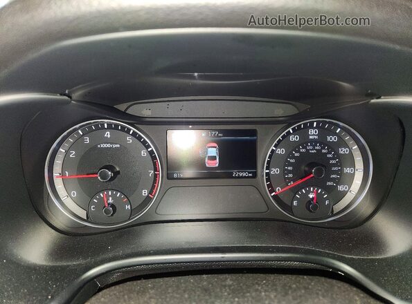 3KPF54AD7PE658887 2023 KIA FORTE Orange ხელსაწყოთა პანელის ხედი
