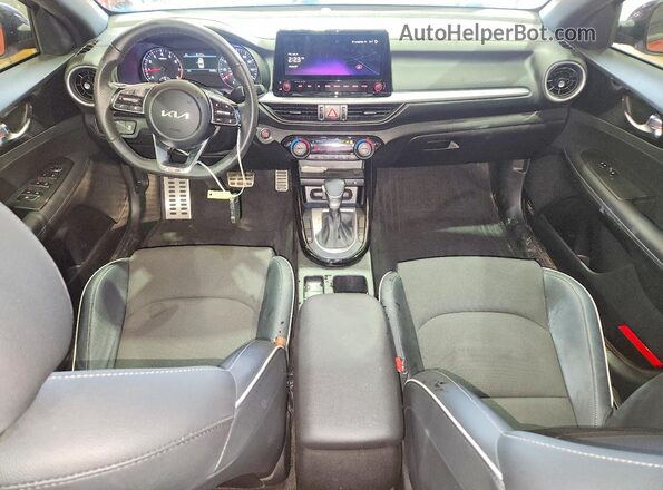 3KPF54AD7PE658887 2023 KIA FORTE Orange წინა პანელის ხედი